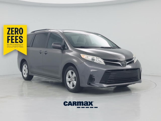 Gray 2019 Toyota Sienna Minivan Front-Wheel Drive Automatic