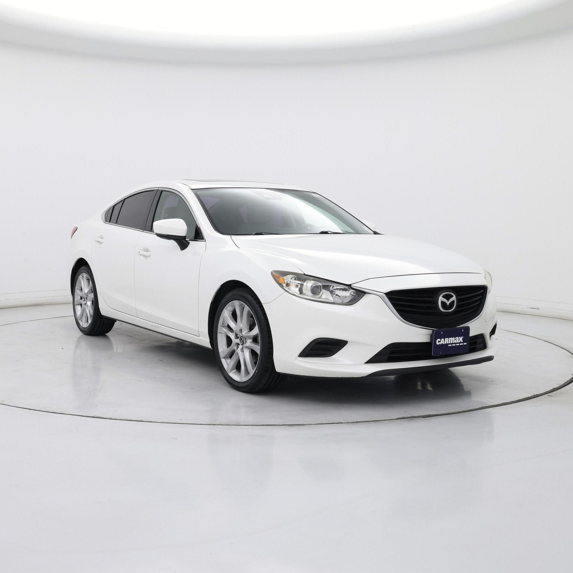 White 2017 Mazda MAZDA6 Sedan Front-Wheel Drive Automatic