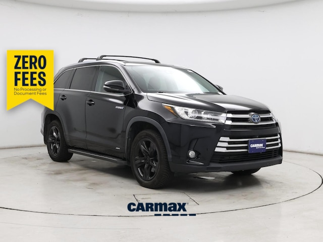 Black 2018 Toyota Highlander Hybrid SUV / Crossover All-Wheel Drive Automatic