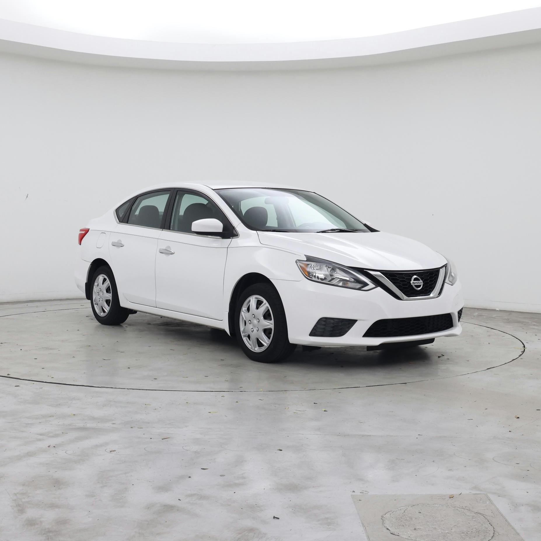 White 2016 Nissan Sentra Sedan Front-Wheel Drive Automatic