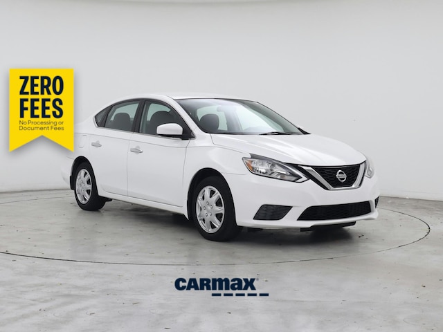White 2016 Nissan Sentra Sedan Front-Wheel Drive Automatic