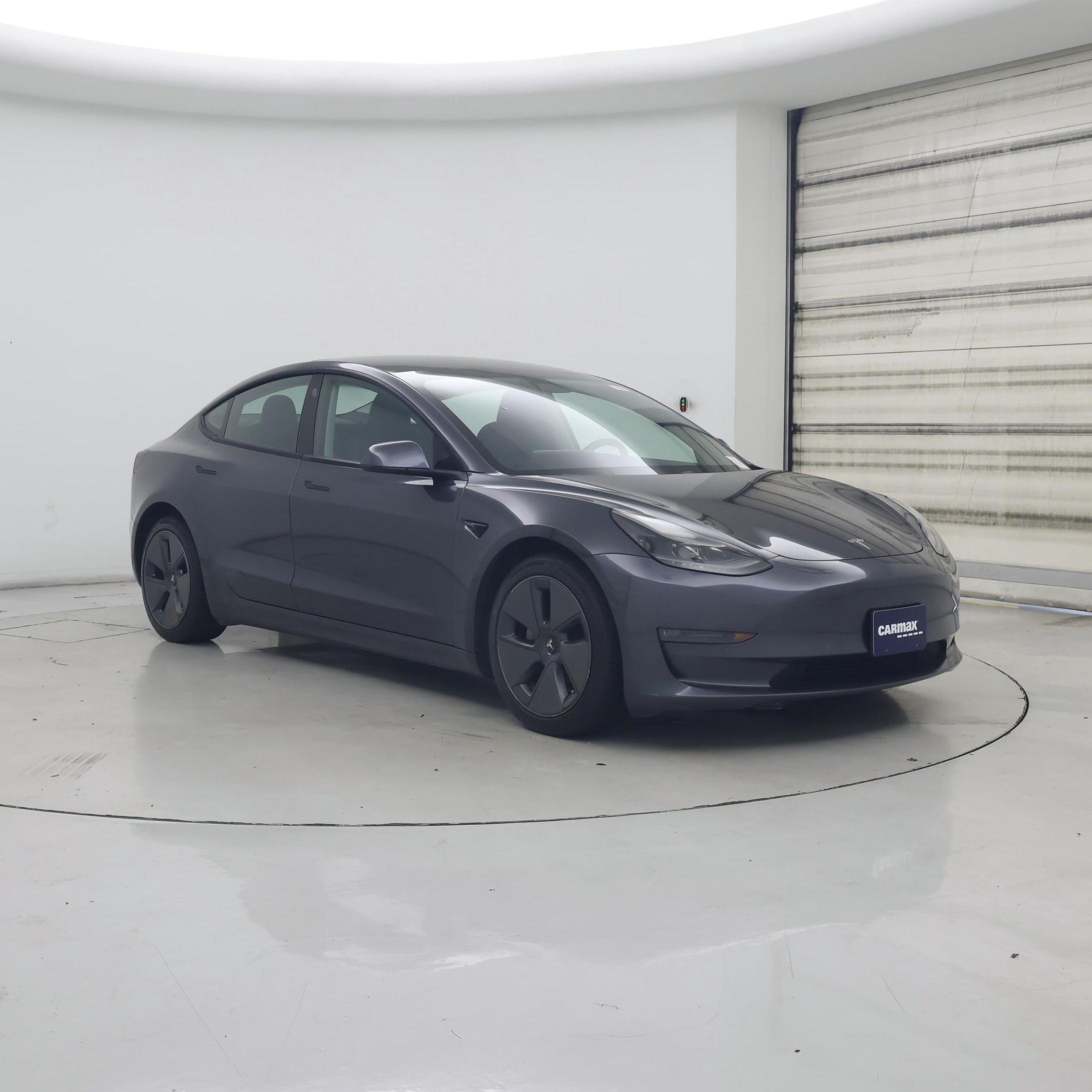 Gray 2021 Tesla Model 3 Sedan All-Wheel Drive Automatic