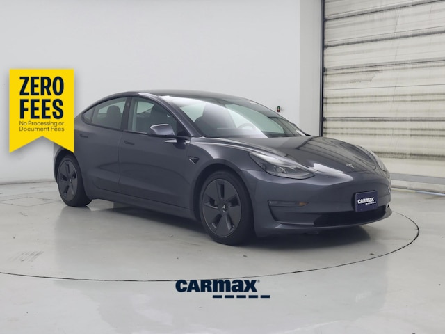 Gray 2021 Tesla Model 3 Sedan All-Wheel Drive Automatic