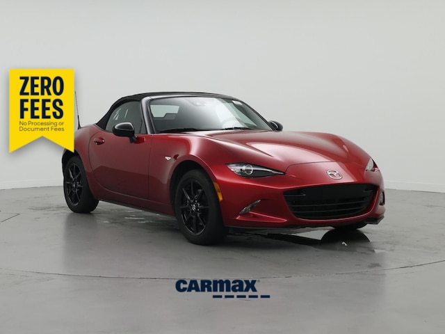 Red 2020 Mazda MX-5 Miata Convertible Rear-Wheel Drive Manual