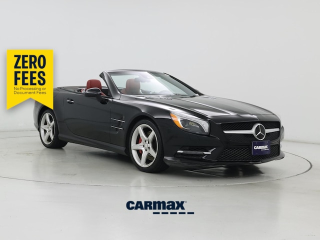 Black 2015 Mercedes-Benz SL-Class Convertible Rear-Wheel Drive Automatic