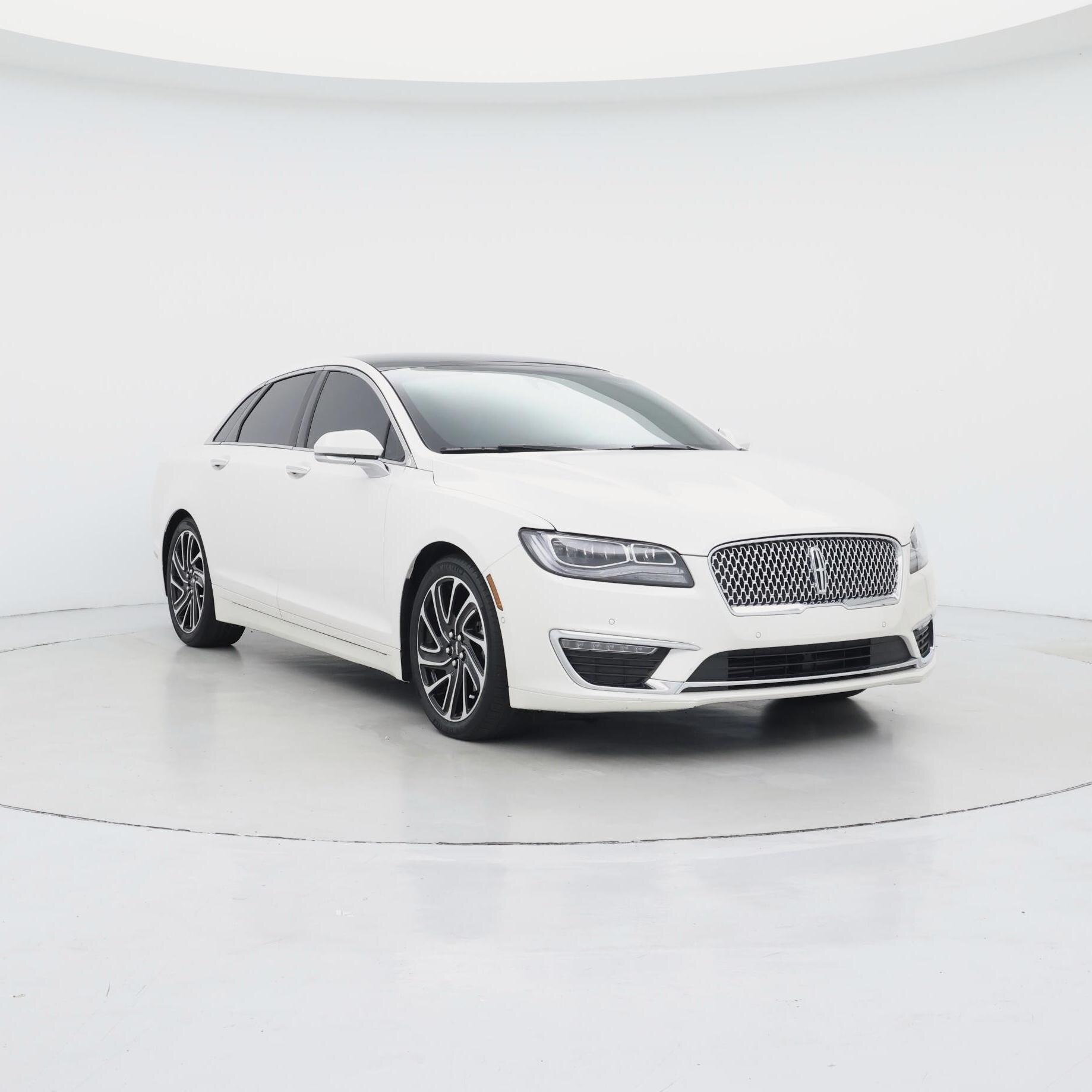 White 2020 Lincoln MKZ Sedan Front-Wheel Drive Automatic