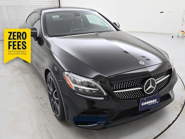 Black 2021 Mercedes-Benz C-Class Coupe Rear-Wheel Drive Automatic