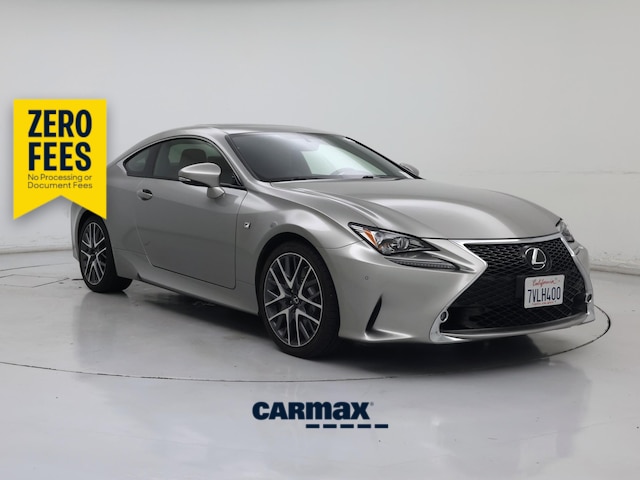Silver 2016 Lexus RC Coupe Rear-Wheel Drive Automatic