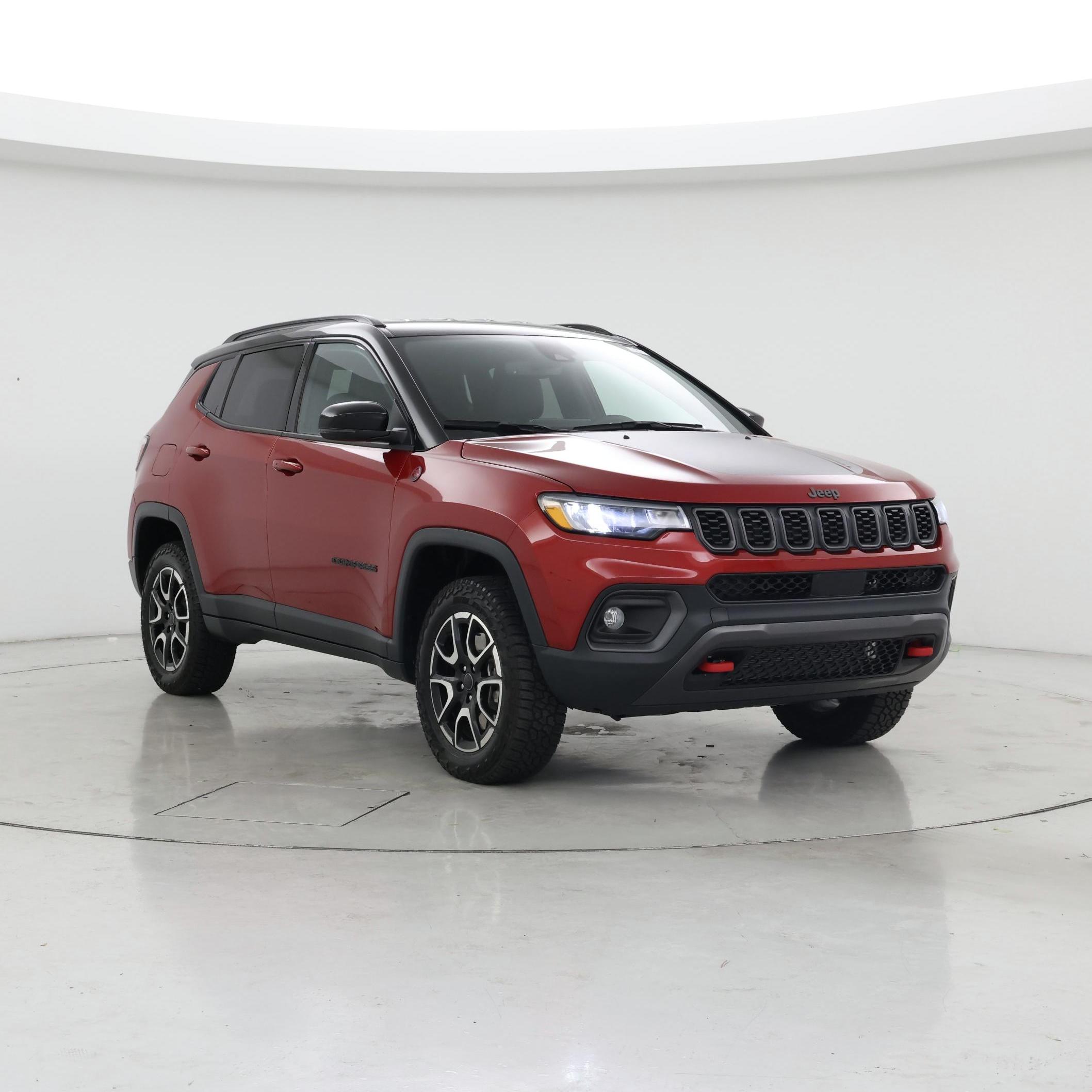 Red 2025 Jeep Compass SUV / Crossover Four-Wheel Drive Automatic
