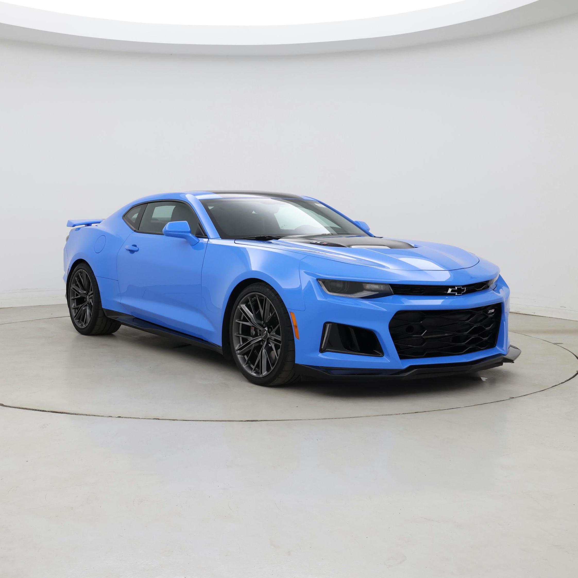 Blue 2022 Chevrolet Camaro Coupe Rear-Wheel Drive Automatic