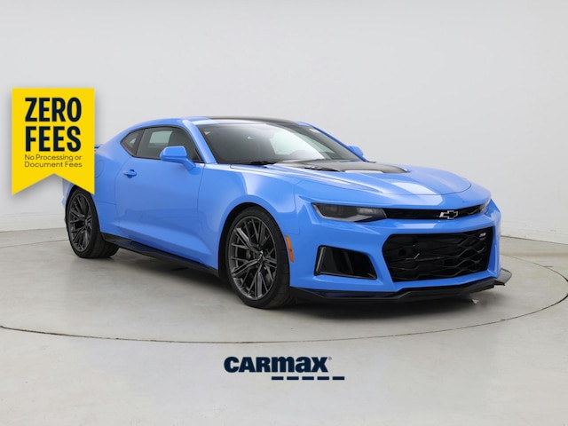 Blue 2022 Chevrolet Camaro Coupe Rear-Wheel Drive Automatic
