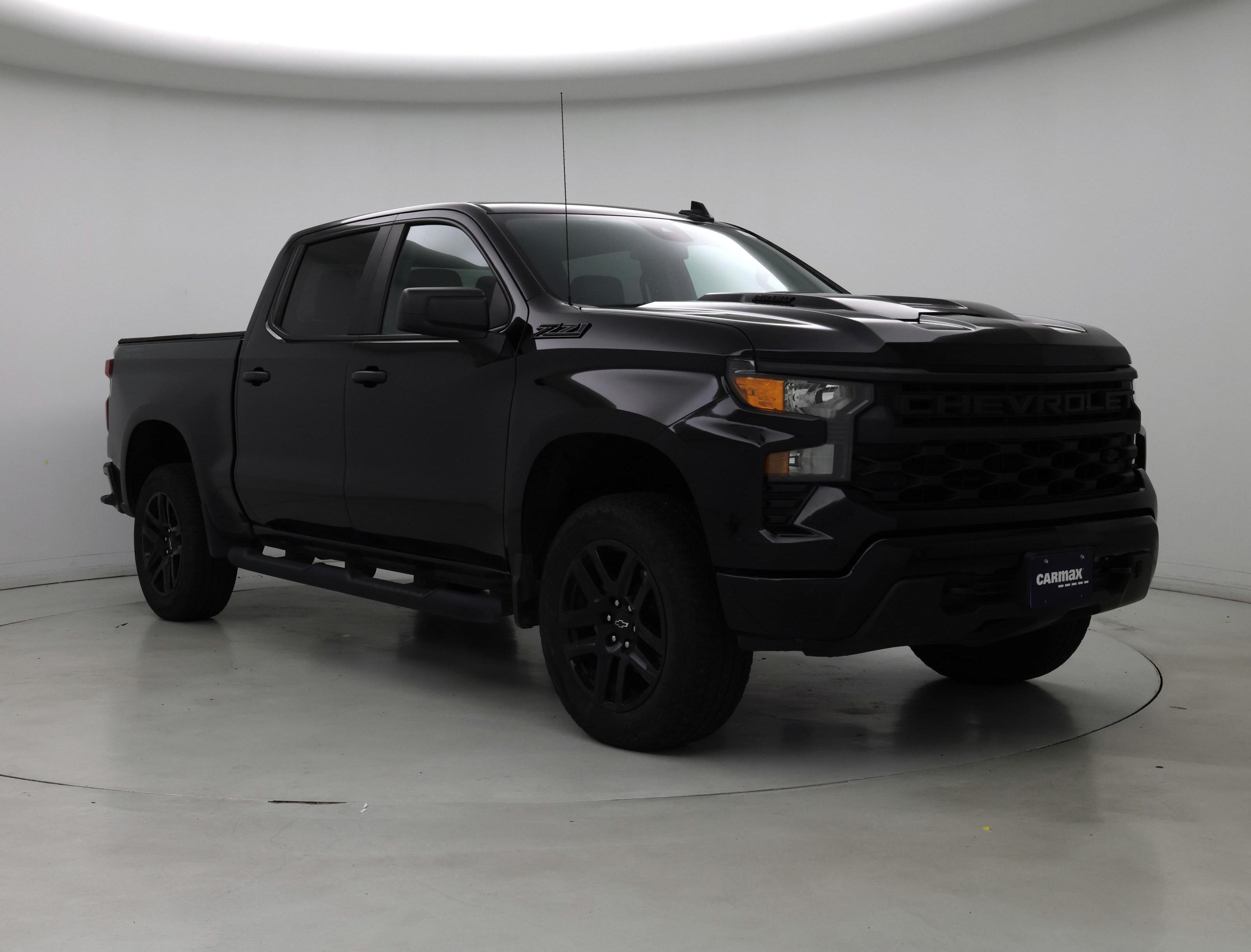 Black 2024 Chevrolet Silverado 1500 Pickup Truck Four-Wheel Drive Automatic