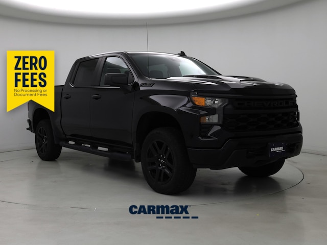 Black 2024 Chevrolet Silverado 1500 Pickup Truck Four-Wheel Drive Automatic