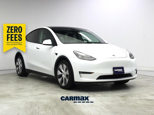 White 2021 Tesla Model Y SUV / Crossover All-Wheel Drive Automatic