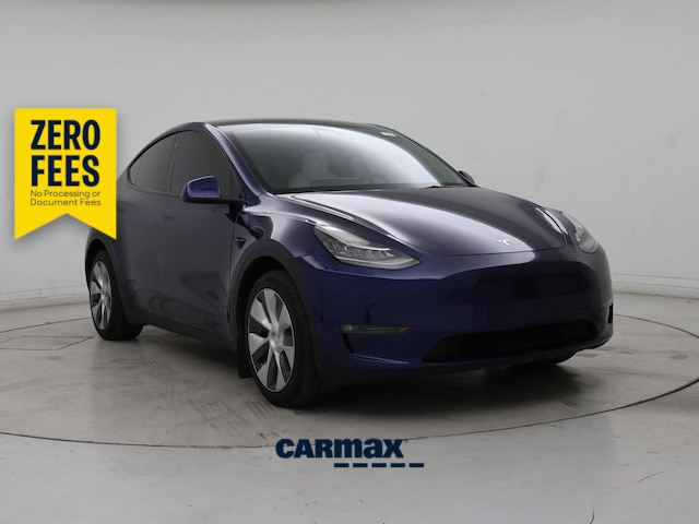 Blue 2022 Tesla Model Y SUV / Crossover All-Wheel Drive Automatic