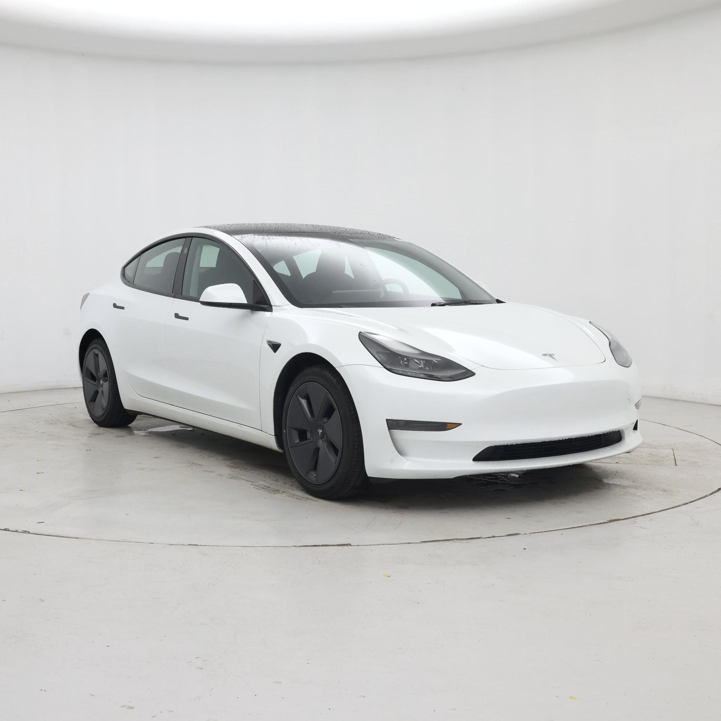 White 2023 Tesla Model 3 Sedan Rear-Wheel Drive Automatic