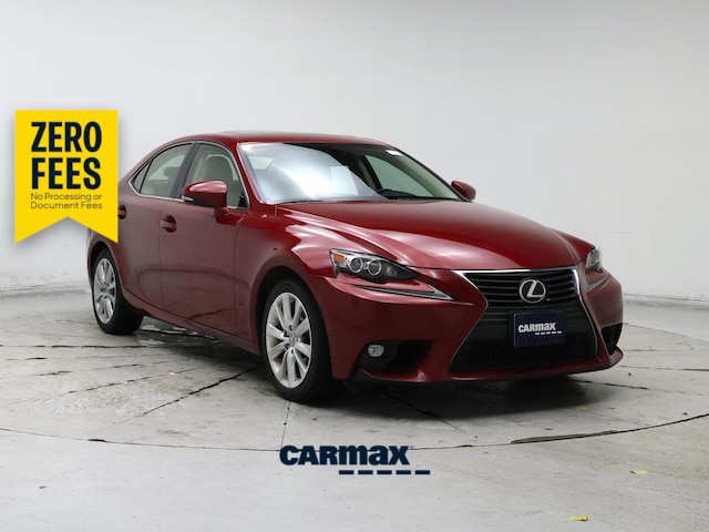 Red 2015 Lexus IS Sedan All-Wheel Drive Automatic
