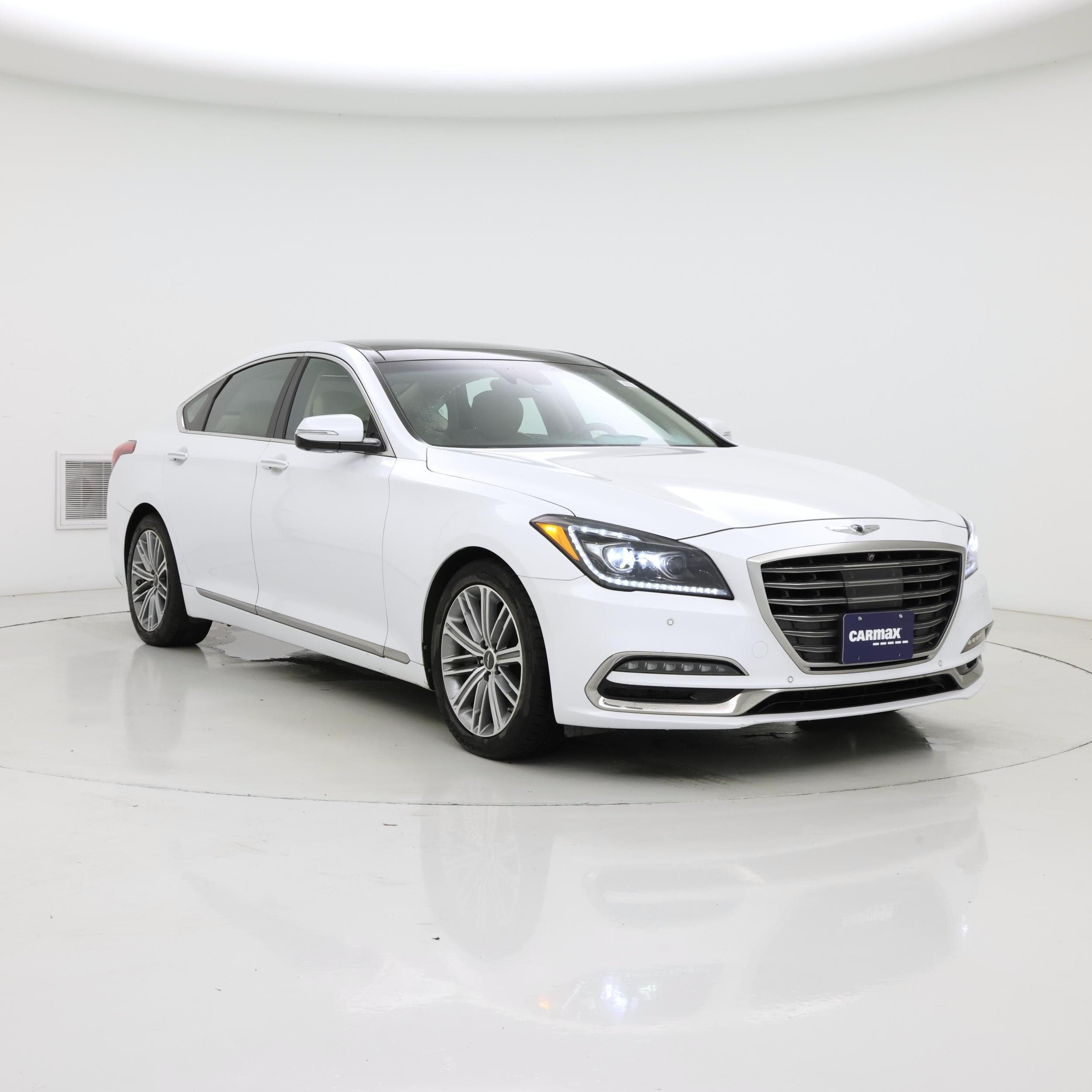 White 2018 Genesis G80 Sedan  Automatic