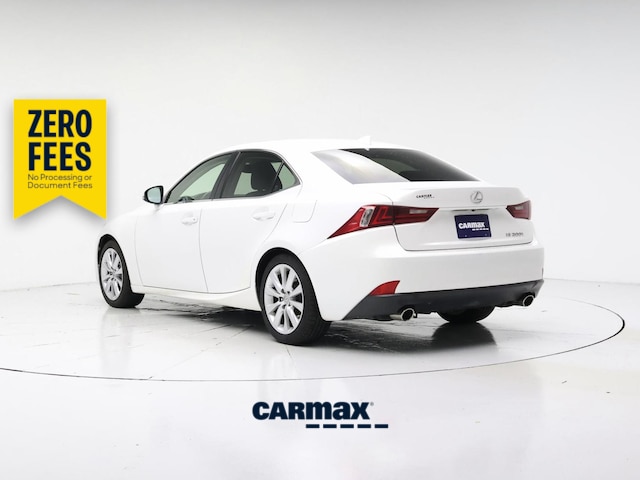White 2016 Lexus IS Sedan Rear-Wheel Drive Automatic