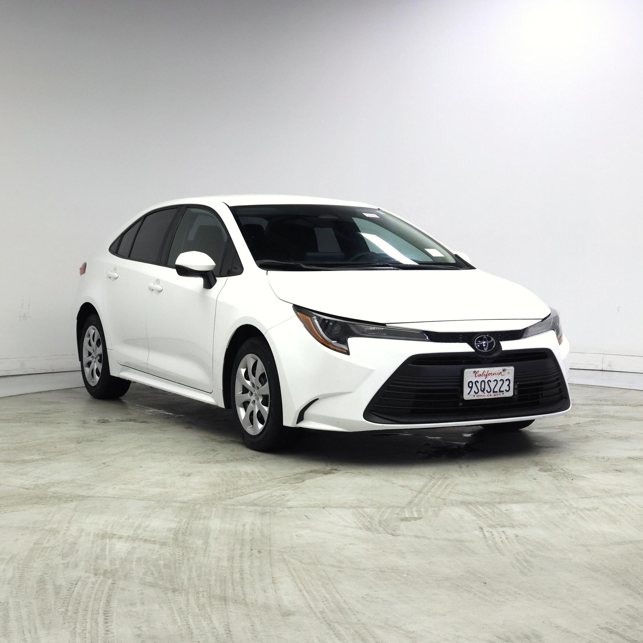 White 2025 Toyota Corolla Sedan Front-Wheel Drive Automatic
