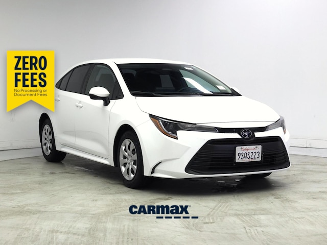 White 2025 Toyota Corolla Sedan Front-Wheel Drive Automatic