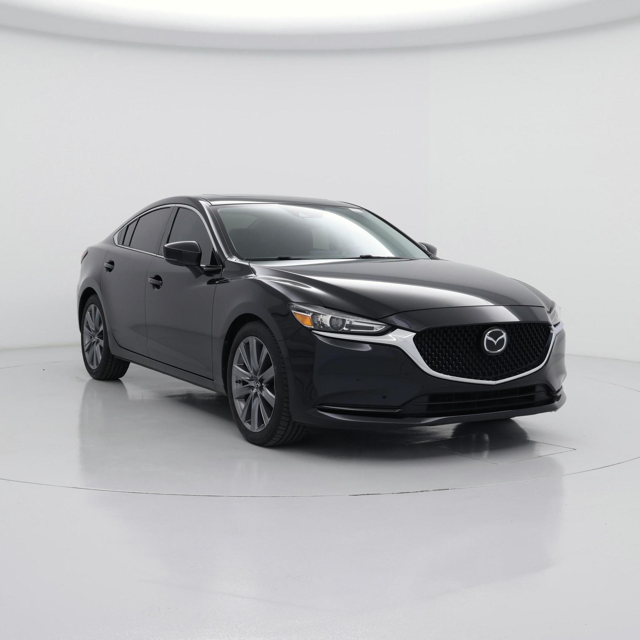 Black 2018 Mazda MAZDA6 Sedan Front-Wheel Drive Automatic