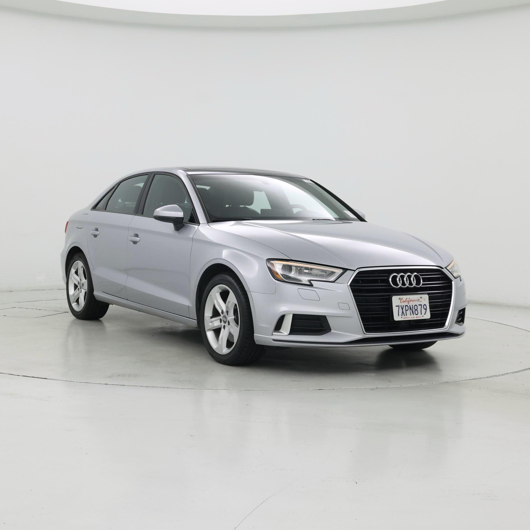 Silver 2017 Audi A3 Sedan Front-Wheel Drive Automatic