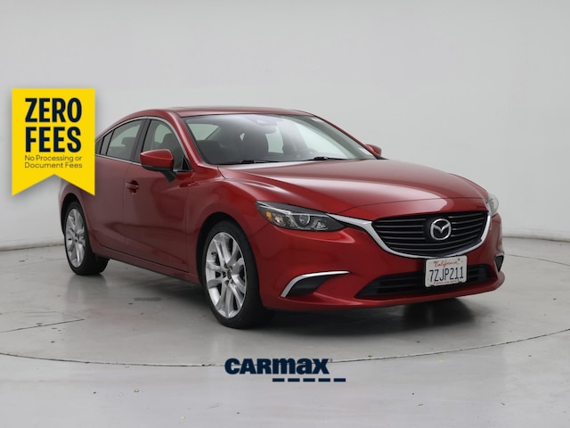 Red 2017 Mazda MAZDA6 Sedan Front-Wheel Drive Automatic