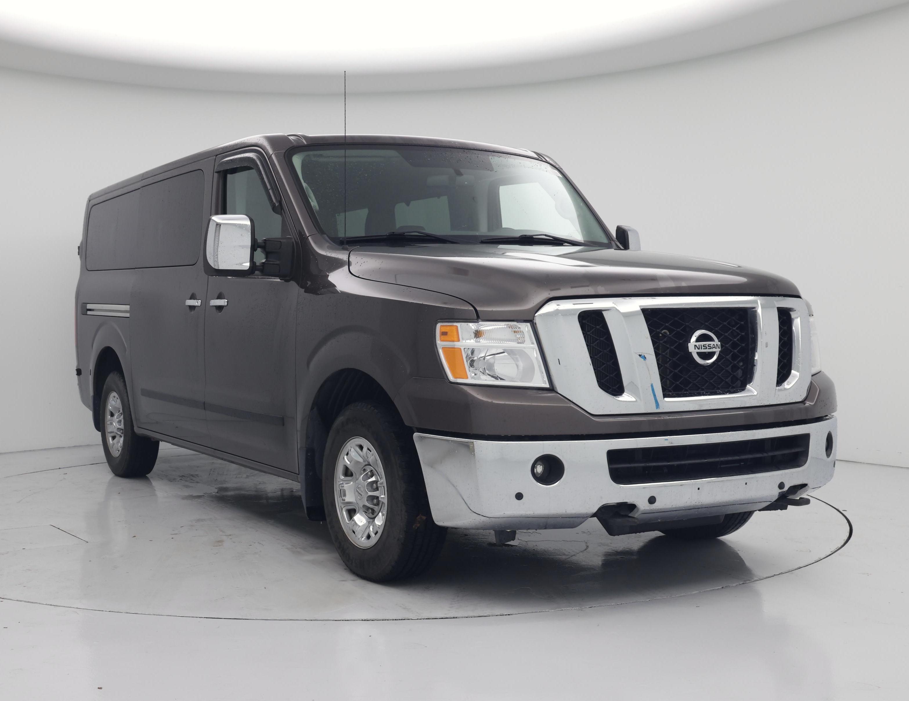 Gray 2017 Nissan NV Passenger Van Rear-Wheel Drive Automatic