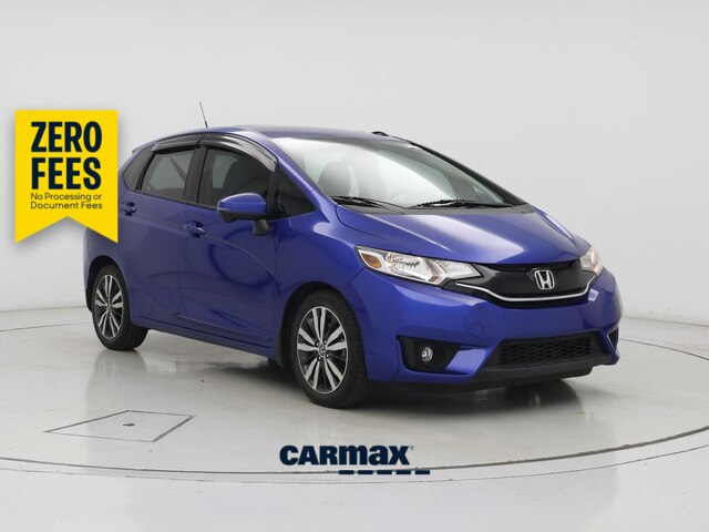 Blue 2015 Honda Fit Hatchback Front-Wheel Drive Automatic