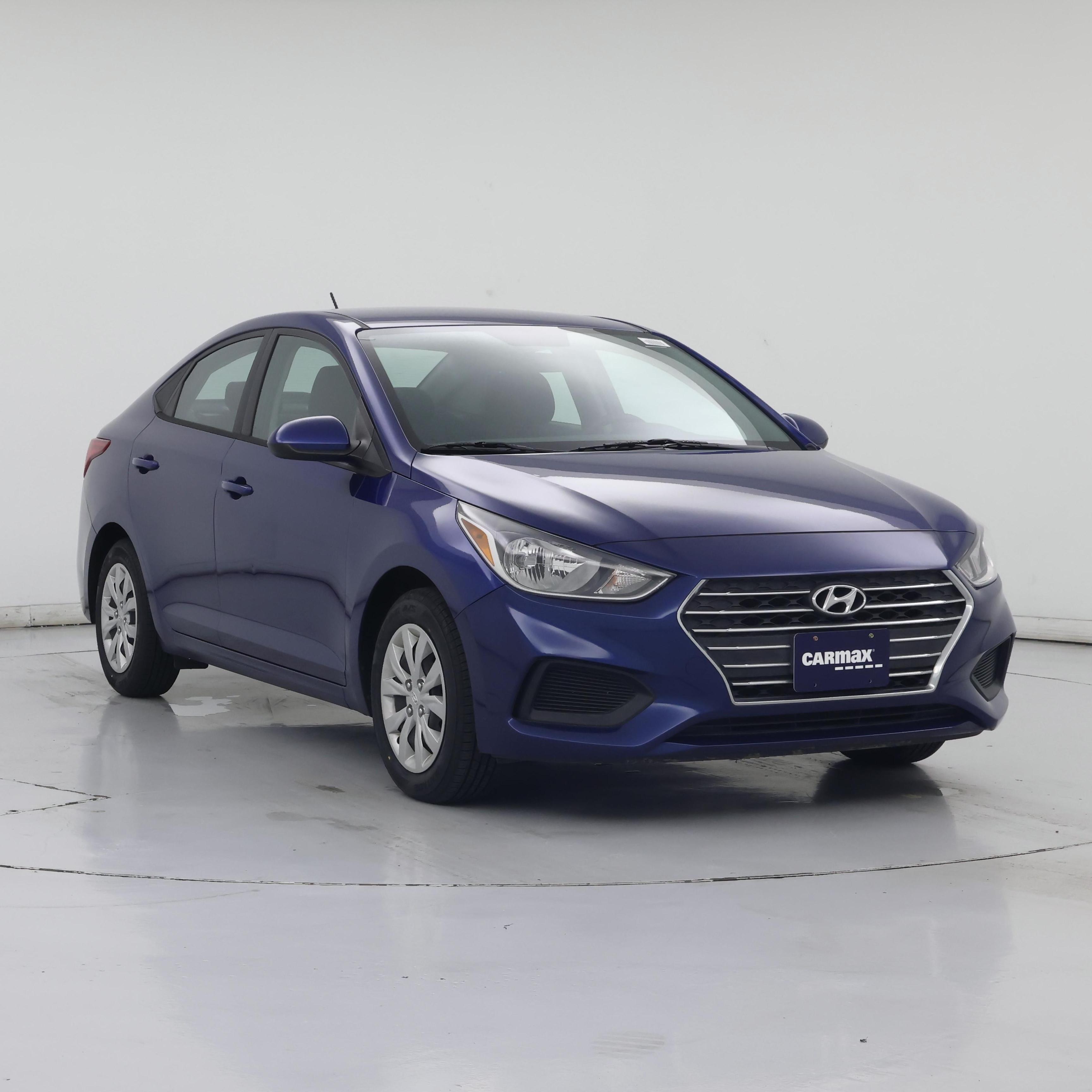 Blue 2021 Hyundai Accent Sedan Front-Wheel Drive Automatic