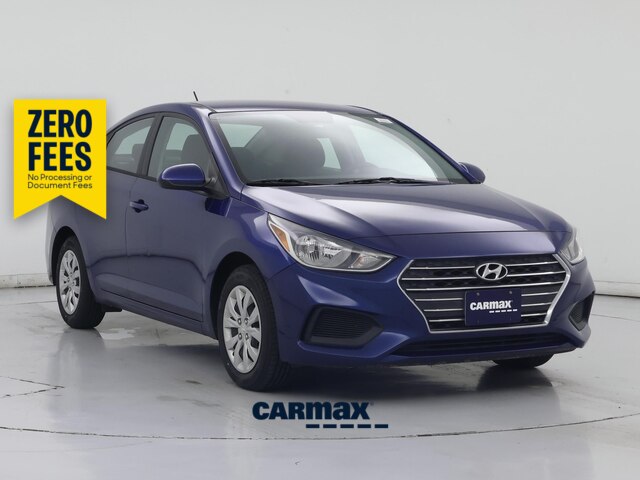 Blue 2021 Hyundai Accent Sedan Front-Wheel Drive Automatic