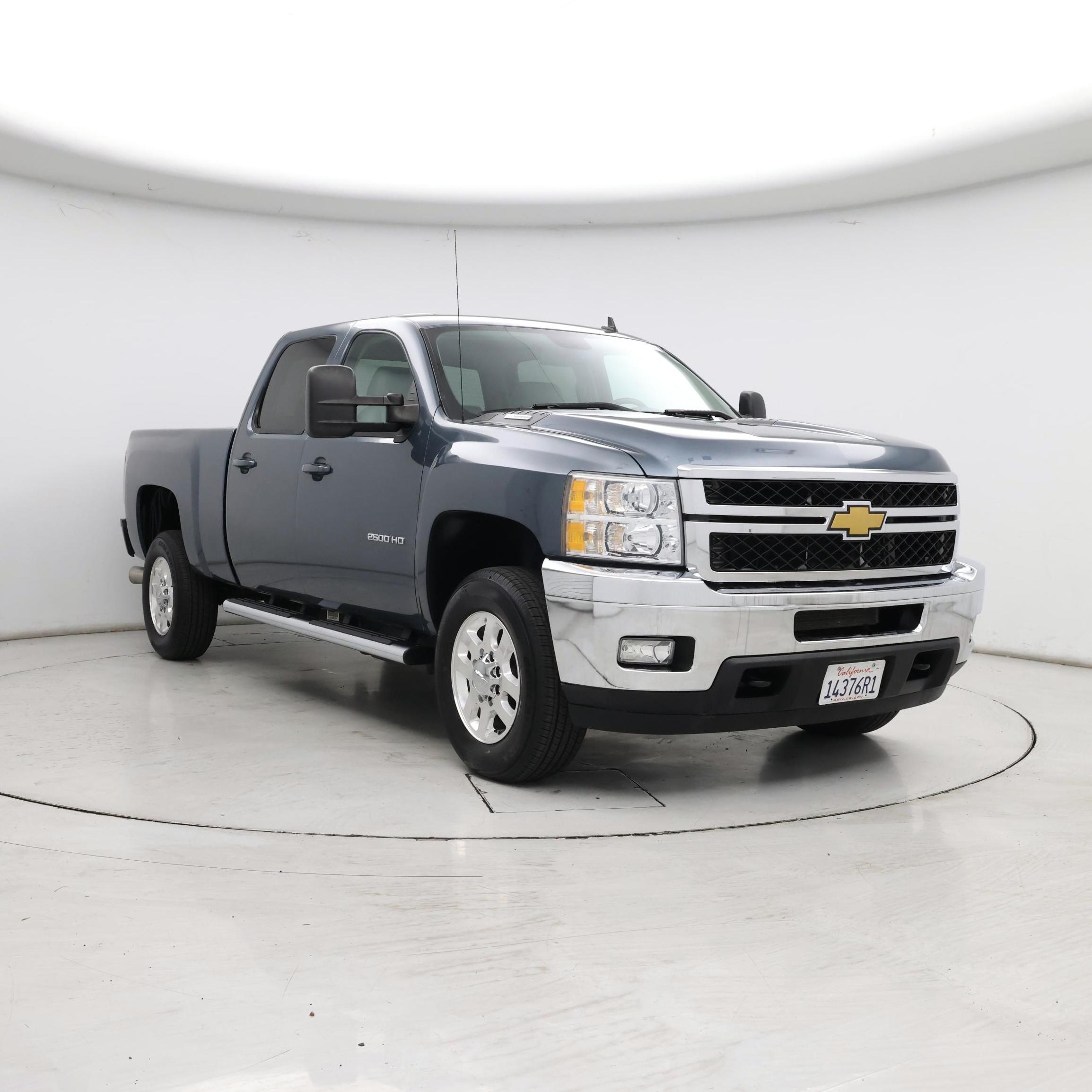 Blue 2014 Chevrolet Silverado 2500HD Pickup Truck Four-Wheel Drive Automatic