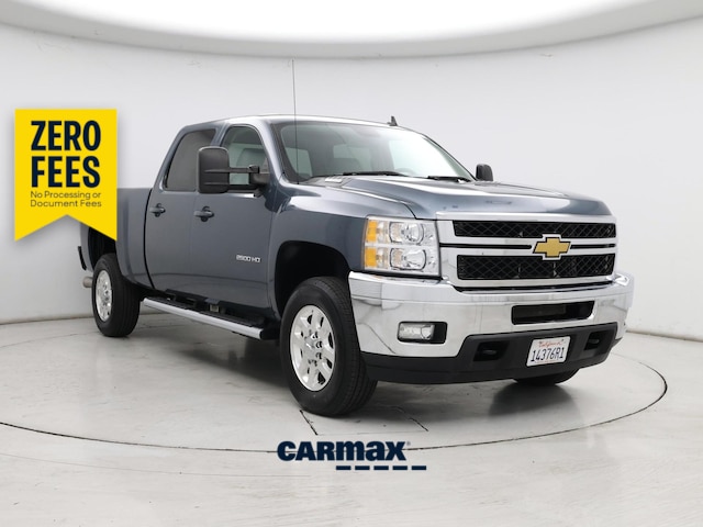 Blue 2014 Chevrolet Silverado 2500HD Pickup Truck Four-Wheel Drive Automatic