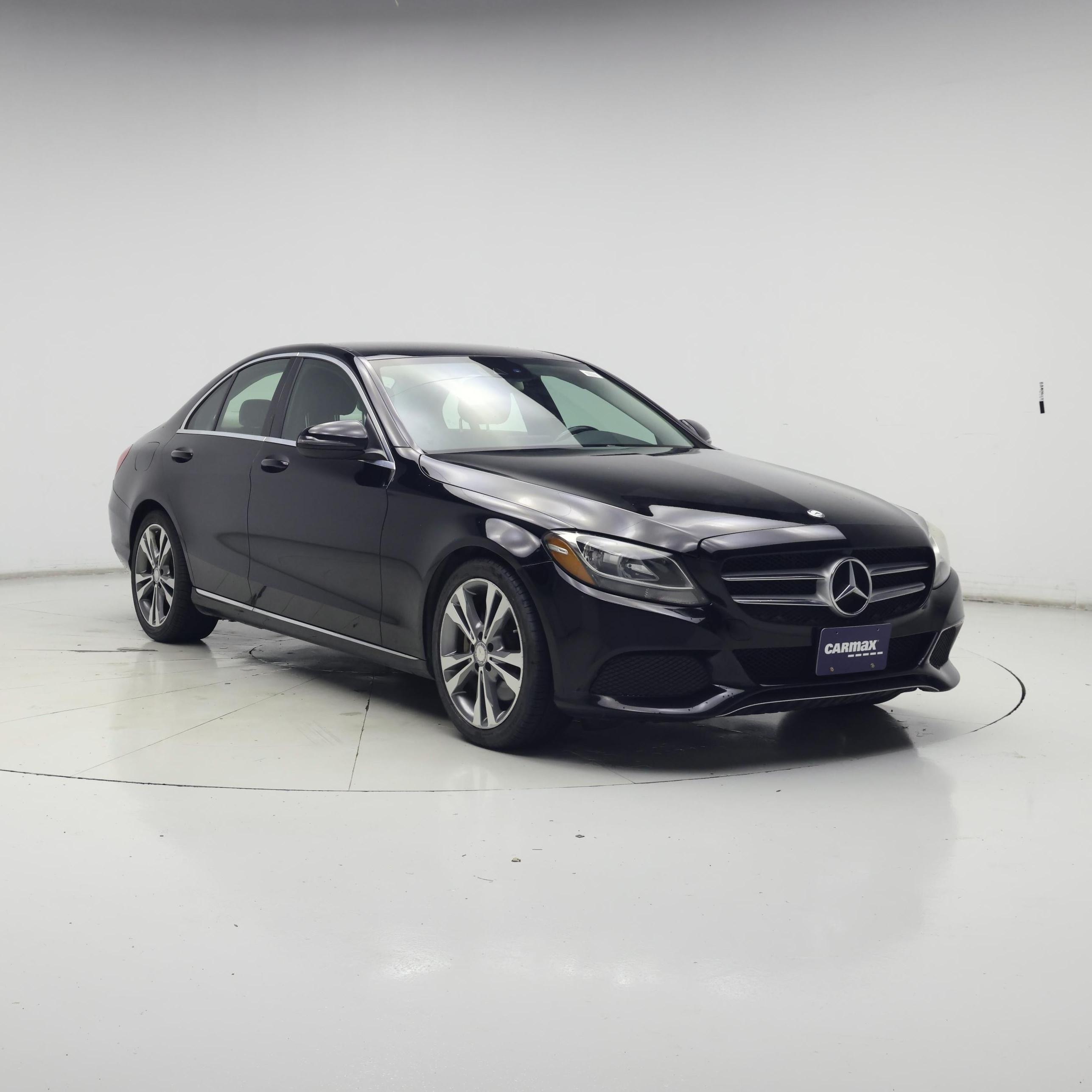 Black 2016 Mercedes-Benz C-Class Sedan  Automatic