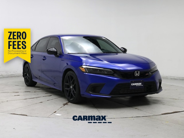Blue 2023 Honda Civic Sedan Front-Wheel Drive Manual