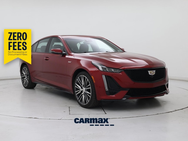 Red 2021 Cadillac CT5 Sedan All-Wheel Drive Automatic