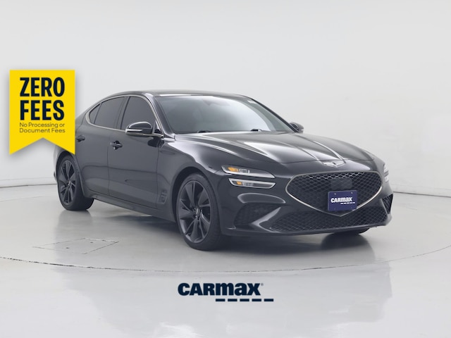 Black 2023 Genesis G70 Sedan Rear-Wheel Drive Automatic