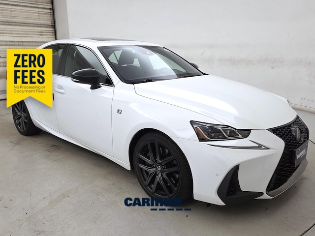 White 2019 Lexus IS Sedan Rear-Wheel Drive Automatic