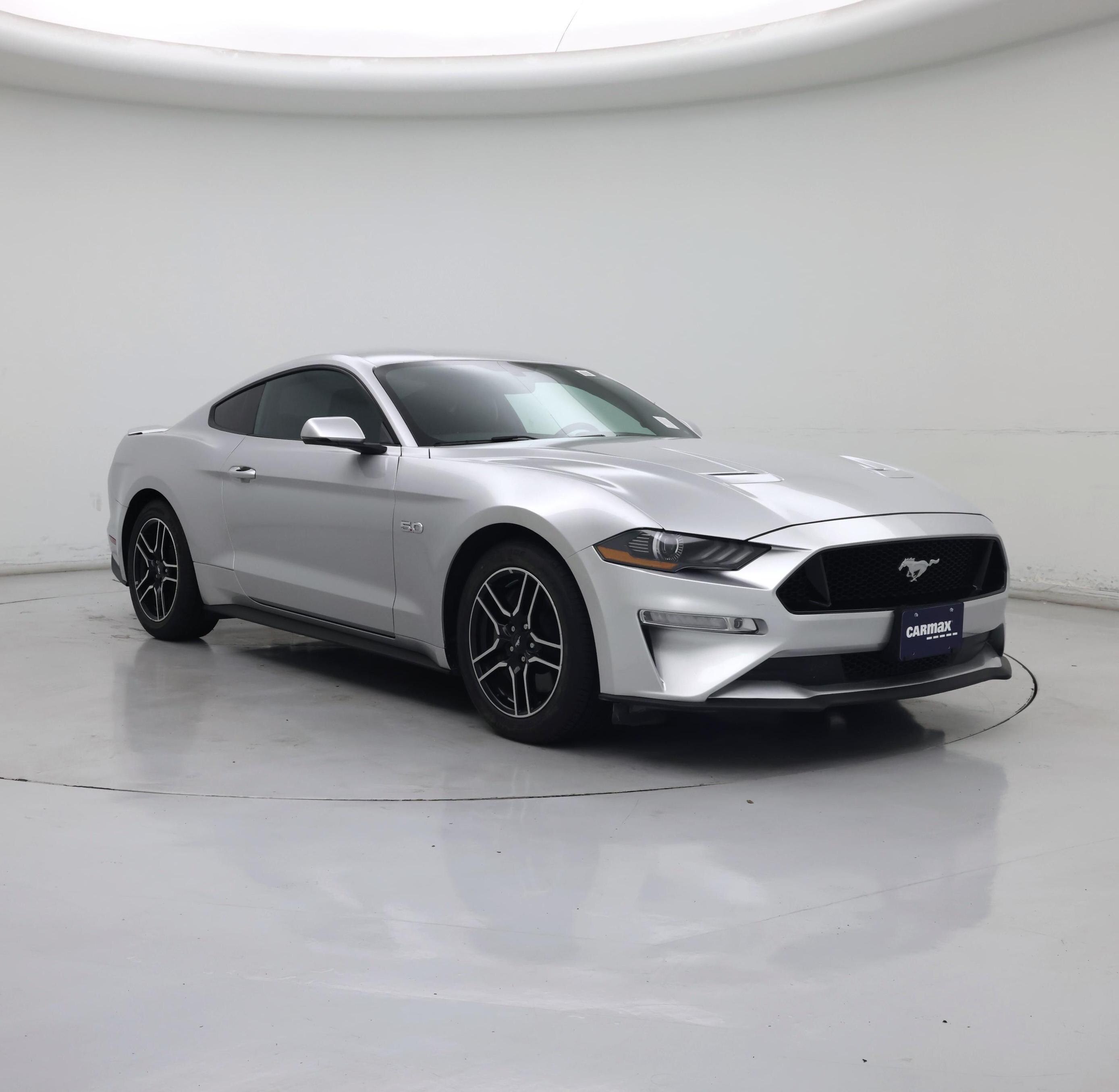 Silver 2019 Ford Mustang Coupe Rear-Wheel Drive Automatic
