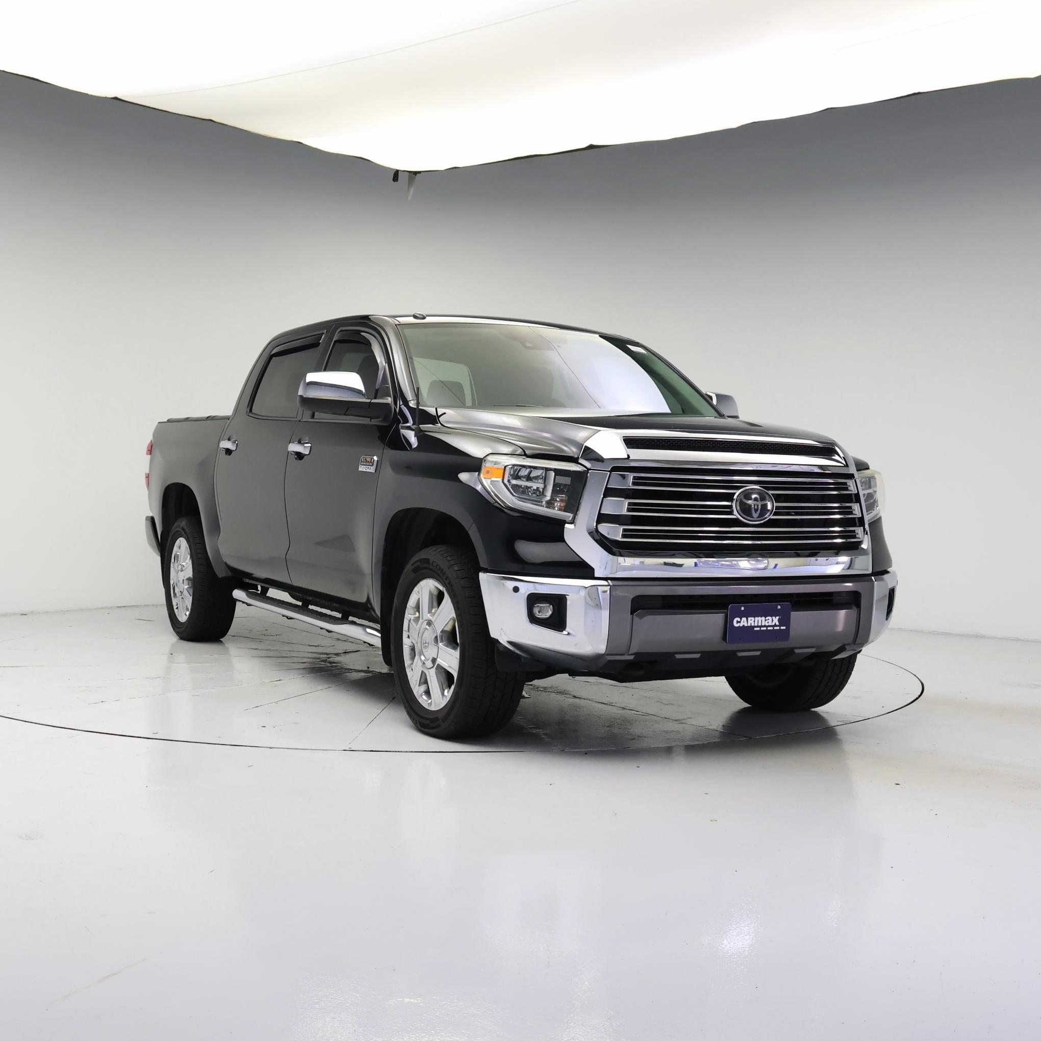 Black 2018 Toyota Tundra Pickup Truck Four-Wheel Drive Automatic