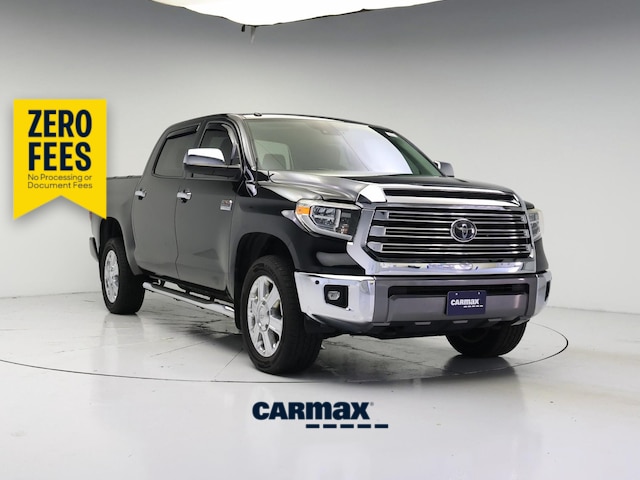 Black 2018 Toyota Tundra Pickup Truck Four-Wheel Drive Automatic