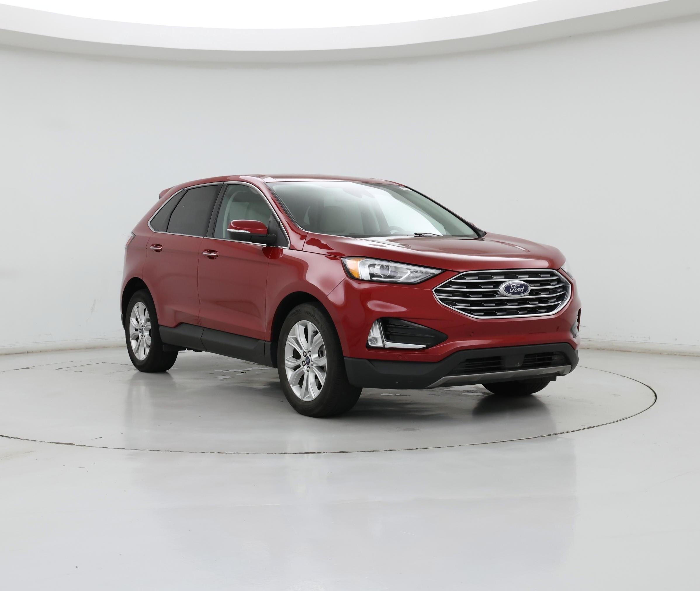 Red 2021 Ford Edge SUV / Crossover All-Wheel Drive Automatic
