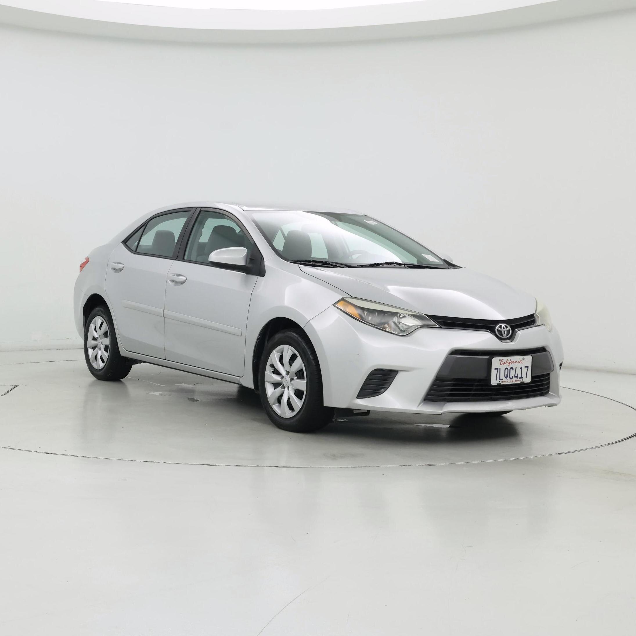 Silver 2015 Toyota Corolla Sedan Front-Wheel Drive Automatic