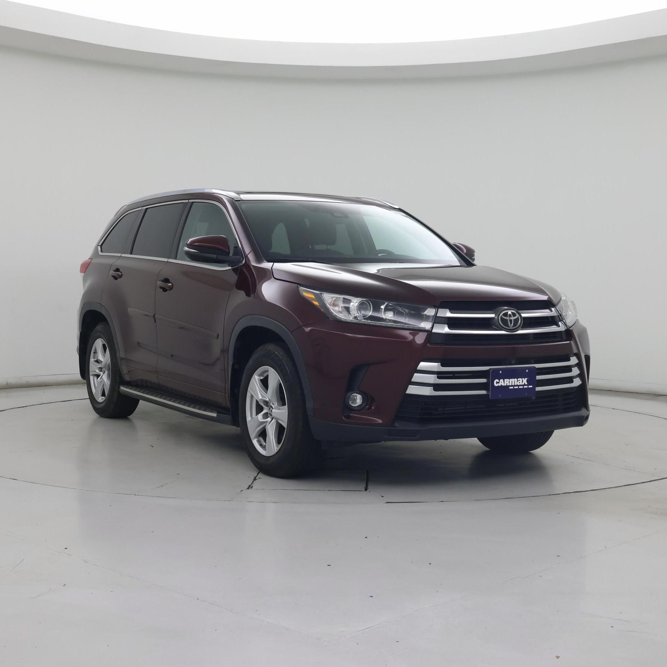 Red (Burgundy) 2019 Toyota Highlander SUV / Crossover All-Wheel Drive Automatic
