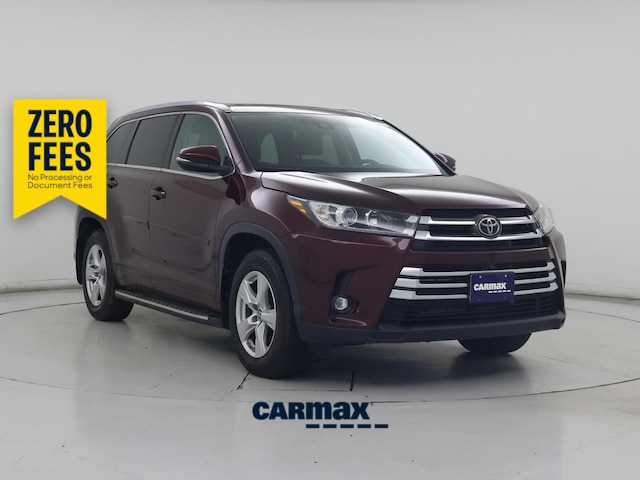 Red (Burgundy) 2019 Toyota Highlander SUV / Crossover All-Wheel Drive Automatic