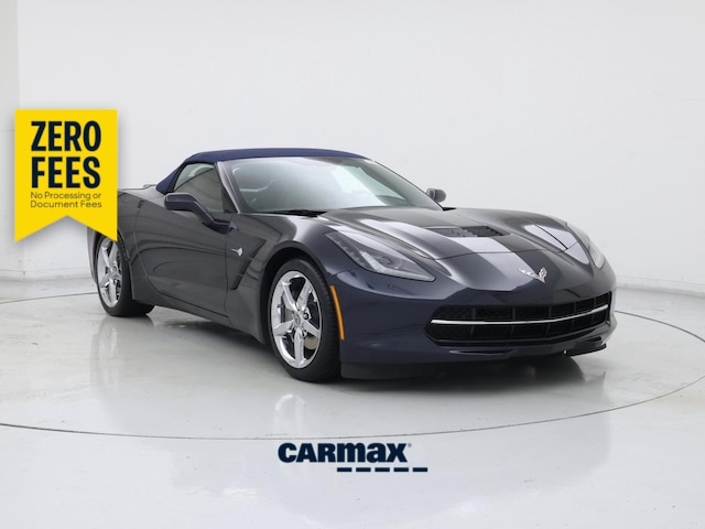 Blue 2015 Chevrolet Corvette Convertible Rear-Wheel Drive Automatic
