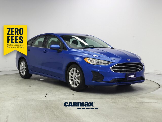 Blue 2020 Ford Fusion Sedan Front-Wheel Drive Automatic