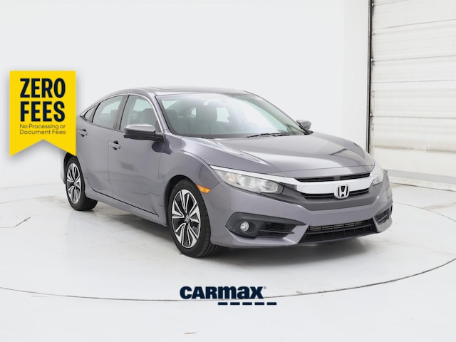 Gray 2016 Honda Civic Sedan Front-Wheel Drive Automatic