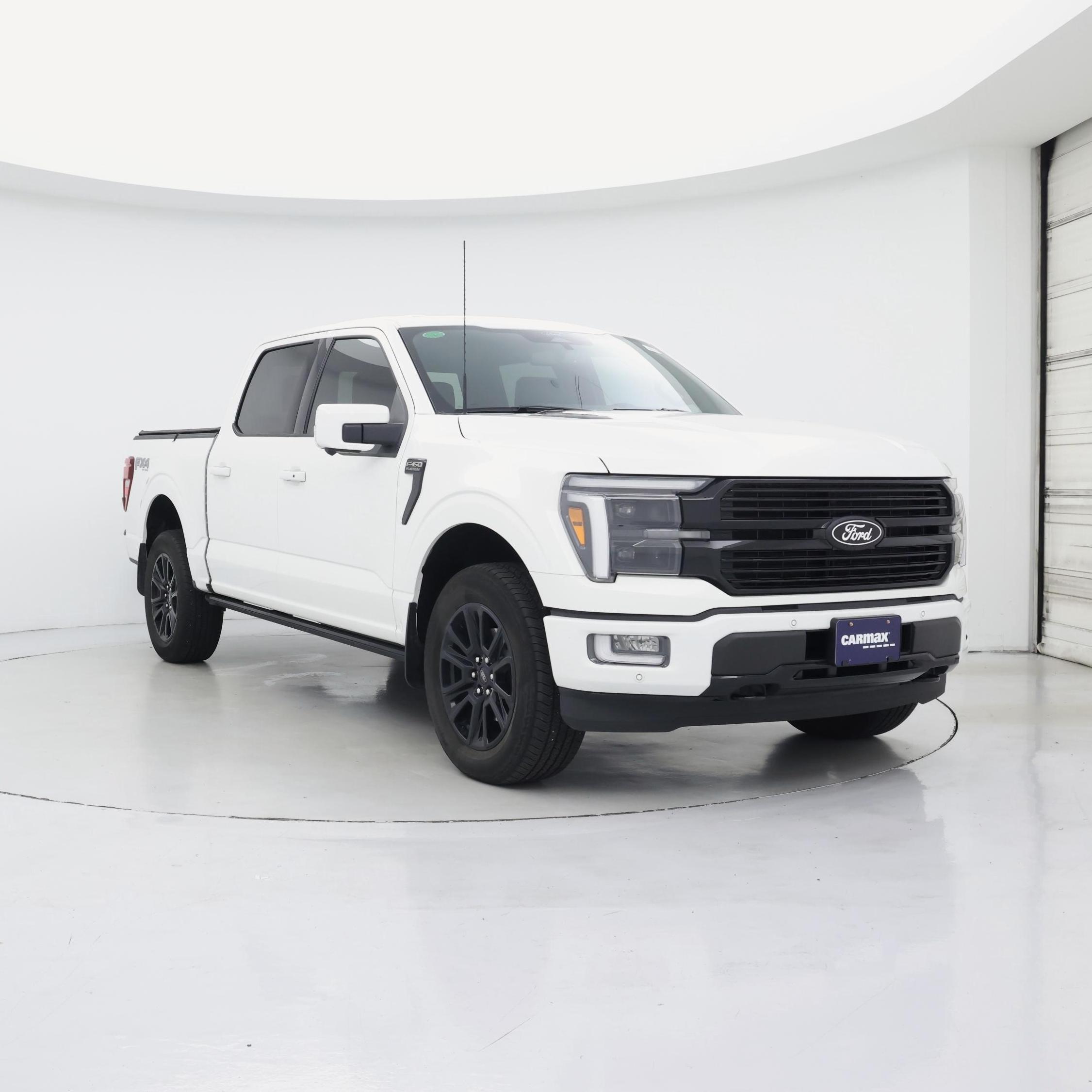 White 2024 Ford F-150 Pickup Truck Four-Wheel Drive Automatic